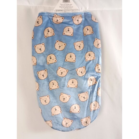 Cribmates Super Soft Swaddle Sack Blue Baby Boy Newborn Infant Sleep Bag NWT - Picture 2 of 4